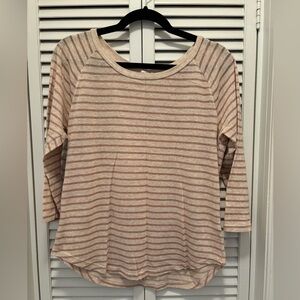 Sparkle stripe light Gap sweater